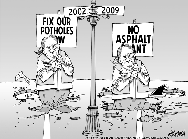 2009-08-06 Pothole Opposition